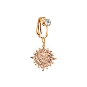Faux piercing nombril or rose étoile