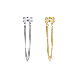 Faux piercing oreille chaine